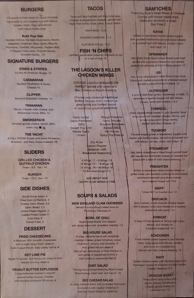 Blue Lagoon Saloon Menu image 4